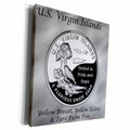 3dRose Territories Quarter US Virgin Islands - Museum Grade Canvas Wrap (cw_120169)