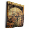 3dRose The Coal Workers by Claude Monet, 1875 - Museum Grade Canvas Wrap (cw_126574)