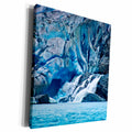 3dRose Mendenhall Glacier Alaska Waterfall - Museum Grade Canvas Wrap (cw_12660)