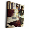 3dRose Absinthe by Edgar Degas - Museum Grade Canvas Wrap (cw_126969)