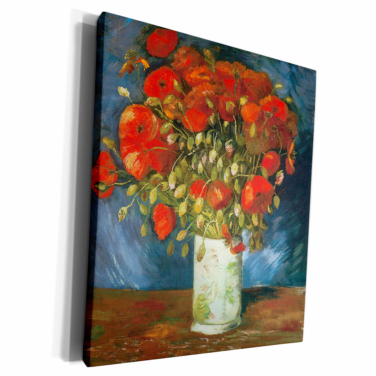 3dRose Poppies by Vincent Van Gogh - Museum Grade Canvas Wrap (cw_128113)