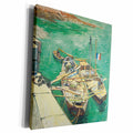 3dRose Sand Barges by Vincent Van Gogh - Museum Grade Canvas Wrap (cw_128139)