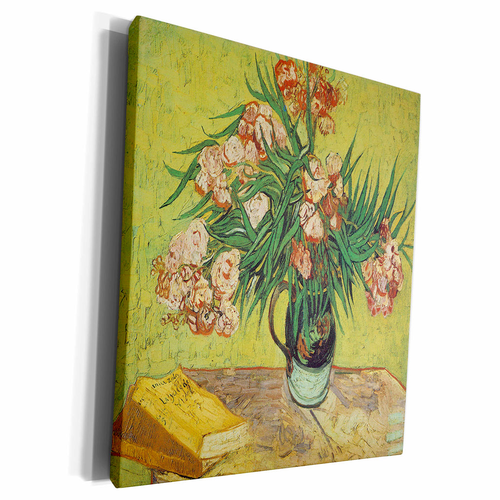 3dRose Oleanders by Vincent Van Gogh - Museum Grade Canvas Wrap (cw_128142)