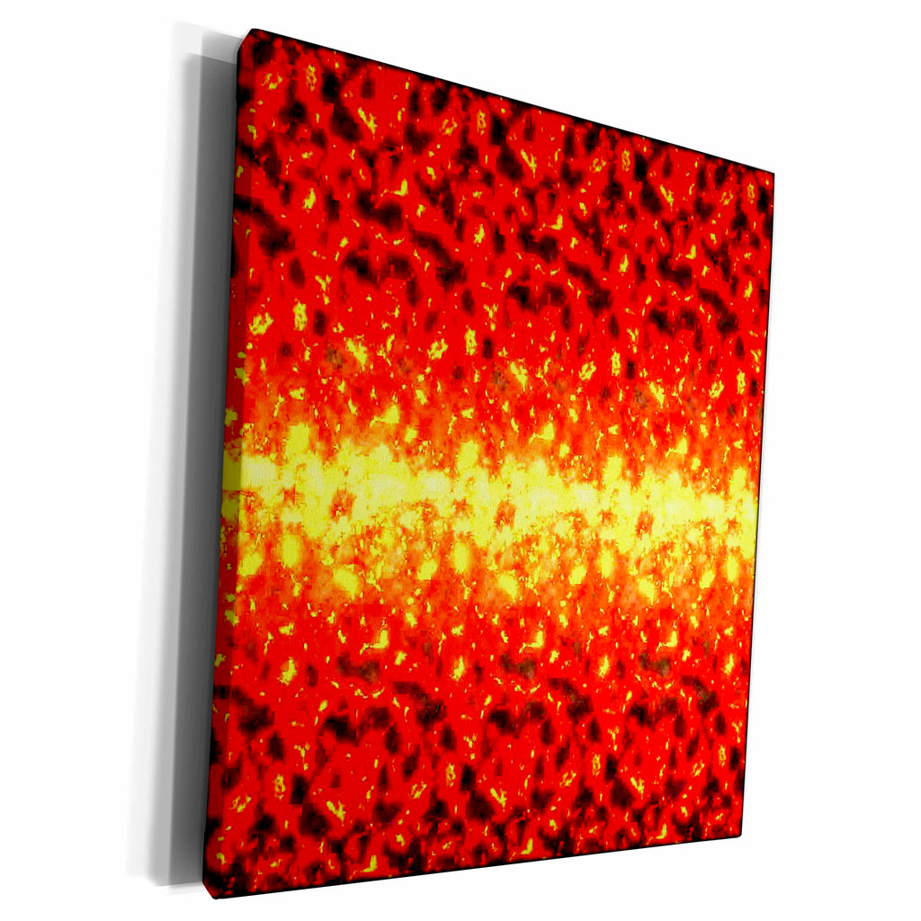 3dRose Fire and Lava Abstract Pattern - Museum Grade Canvas Wrap (cw_130769)