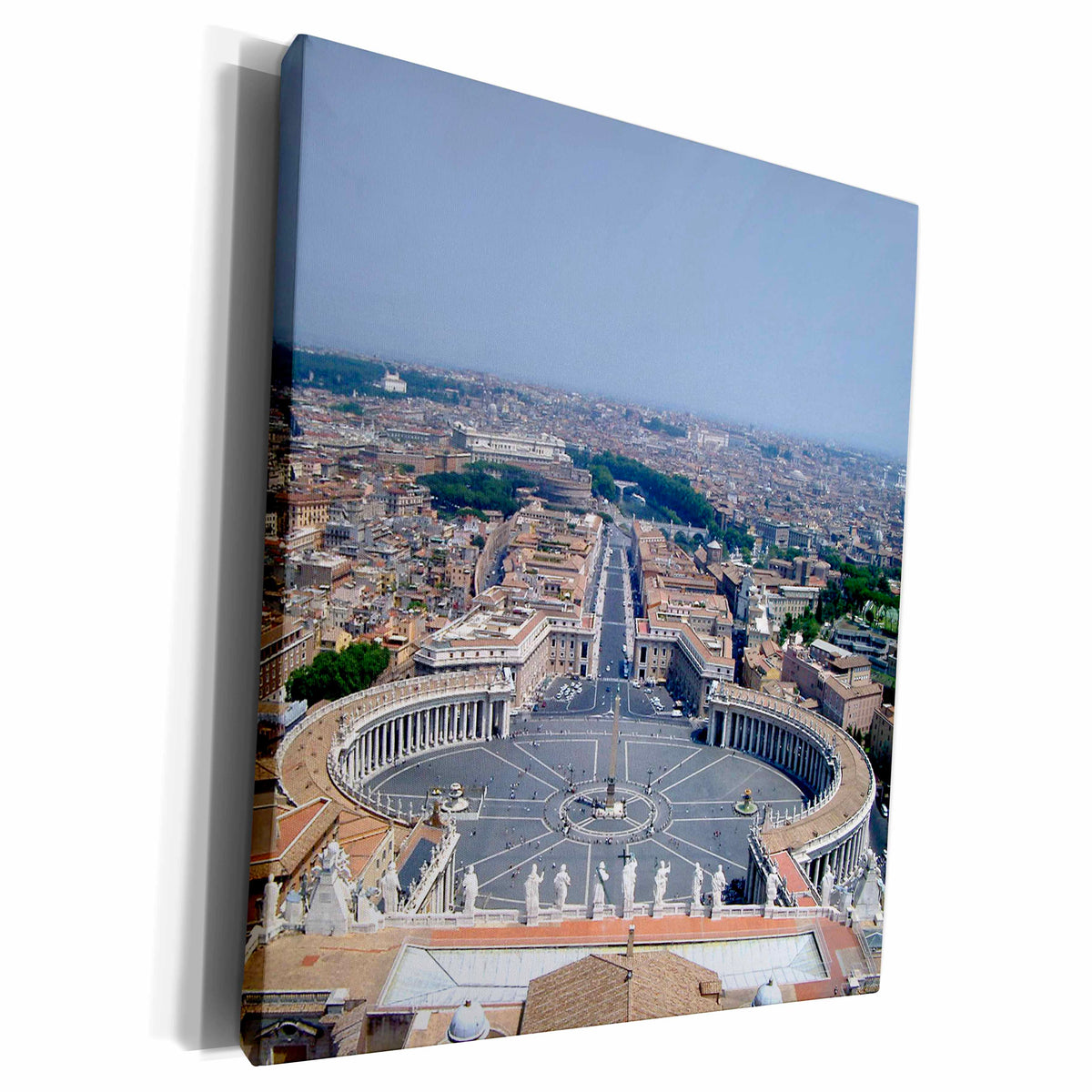 3dRose Vacation Spots - The Vatican Square - Museum Grade Canvas Wrap (cw_1308)