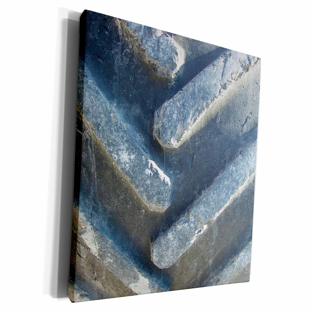 3dRose Florene Designer Textures - Monster Tire - Museum Grade Canvas Wrap (cw_14529)