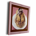 3dRose Chocolate Mousse Cream Puff - Museum Grade Canvas Wrap (cw_14834)