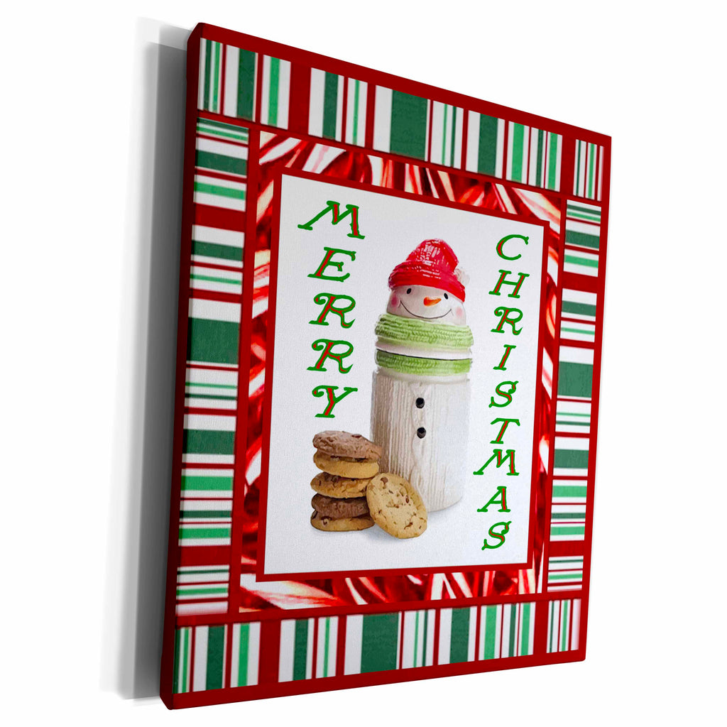 3dRose Cookies for Santa - Museum Grade Canvas Wrap (cw_14845)