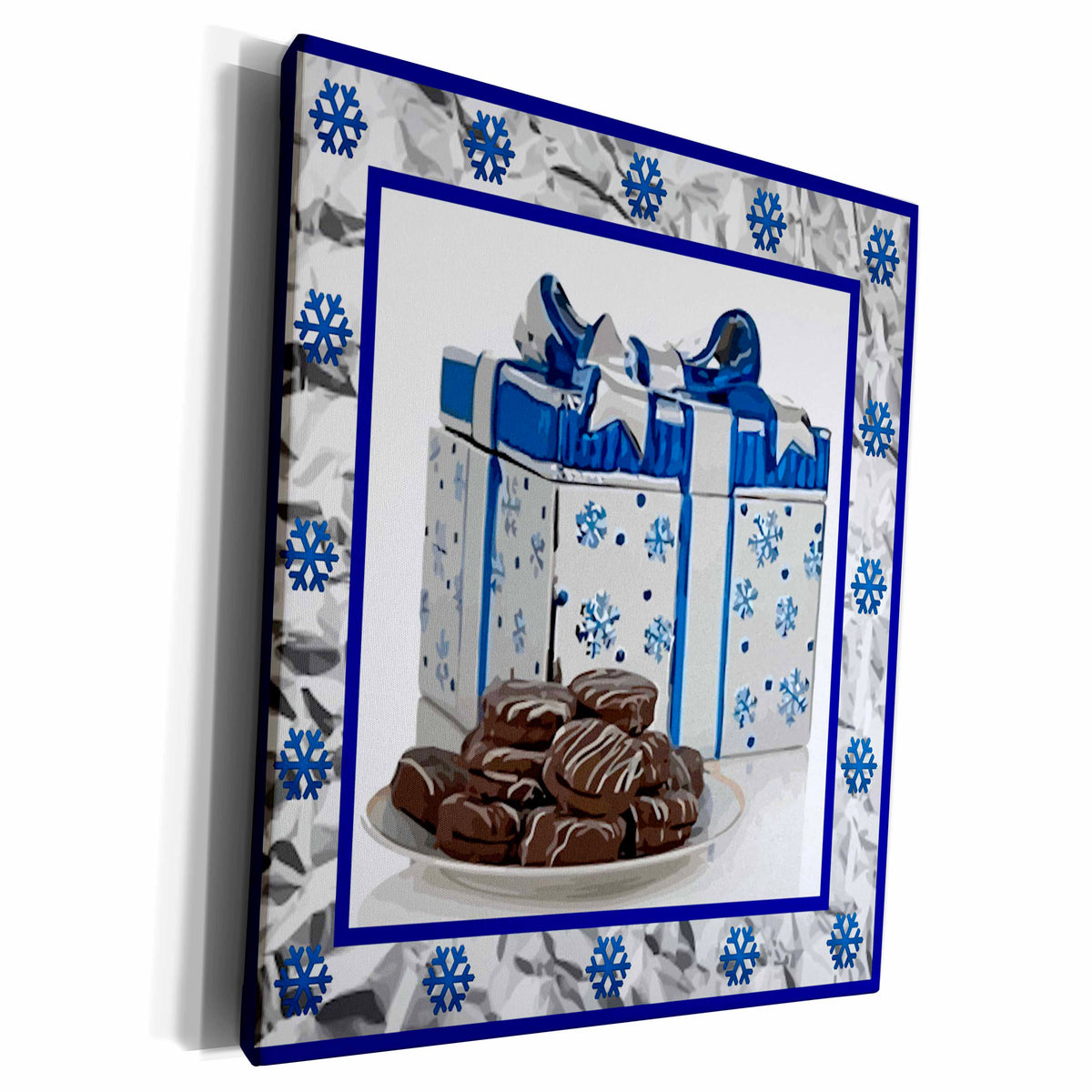 3dRose Hanukkah Cookie Jar - Museum Grade Canvas Wrap (cw_14880)
