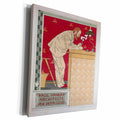 3dRose Vintage Paul Hankap Architecte Advertisement - Museum Grade Canvas Wrap (cw_149355)