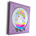 3dRose Bunny in Egg - Museum Grade Canvas Wrap (cw_149924)