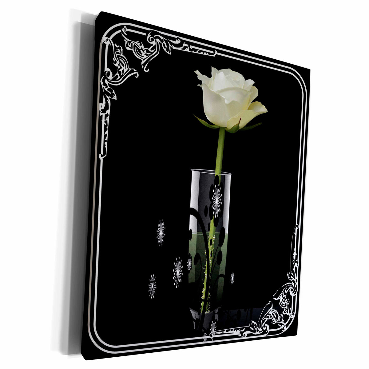 3dRose Framed Classic Rose - Museum Grade Canvas Wrap (cw_149947)
