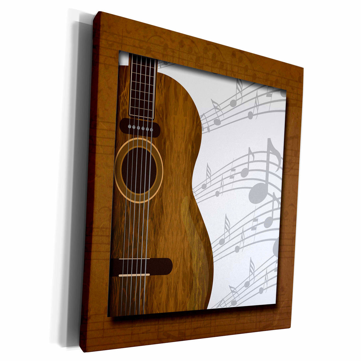 3dRose Guitar Music Concept - Museum Grade Canvas Wrap (cw_149974)