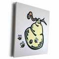 3dRose Cute Bee Hive And Bees Nature Summer Design - Museum Grade Canvas Wrap (cw_150064)