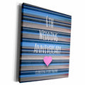 3dRose Museum Grade Canvas Wrap - 6th Wedding Iron Celebration Collection
