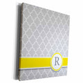 3dRose Your personal name initial letter R - monogrammed... - Museum Grade Canvas Wrap (cw_154584)