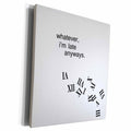 3dRose Whatever, Im late anyways falling numbers - Museum Grade Canvas Wrap (cw_155888)