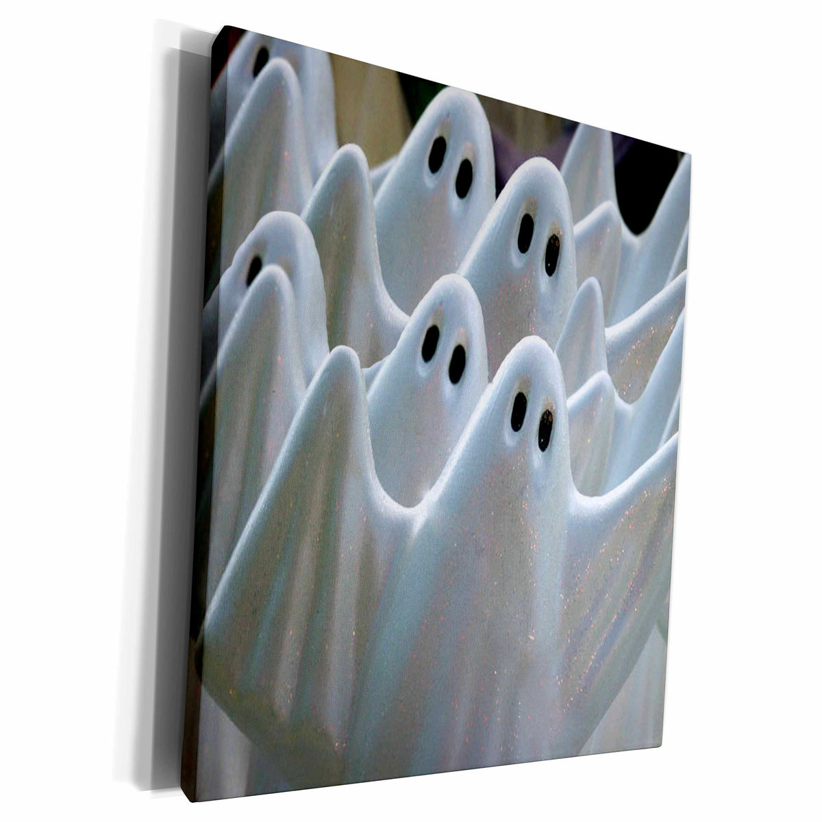 3dRose Spooky Plastic Ghost Decorations - Museum Grade Canvas Wrap (cw_156808)