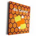 3dRose Beverly Turner Halloween Design - Candy Corn, Be Corny - Museum Grade Canvas Wrap (cw_157895)