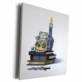 3dRose Cast A Spell Witchcraft Halloween Design - Museum Grade Canvas Wrap (cw_159487)