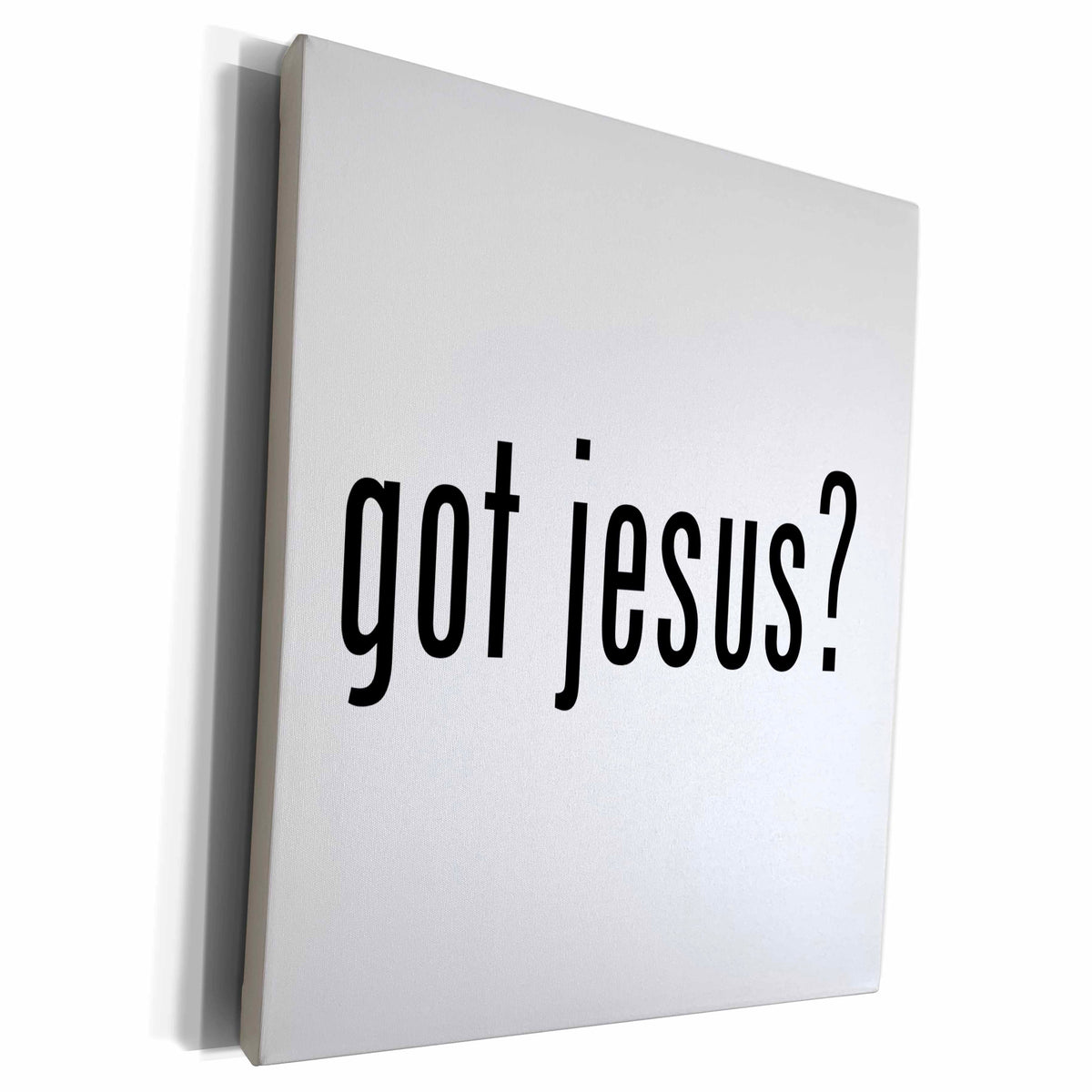 3dRose Mark Andrews ZeGear Spiritual - Got Jesus - Museum Grade Canvas Wrap (cw_15965)