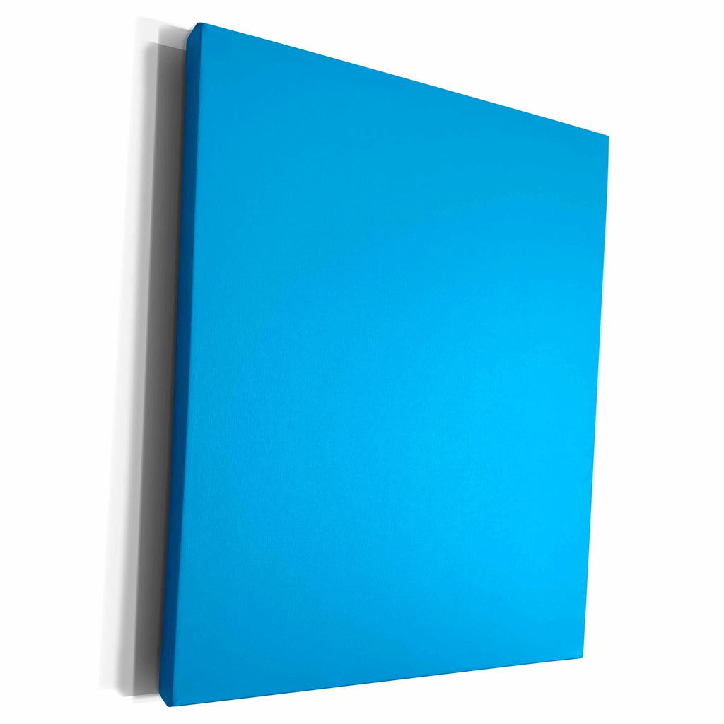 3dRose Plain Sky blue - solid one single color - light... - Museum Grade Canvas Wrap (cw_159848)