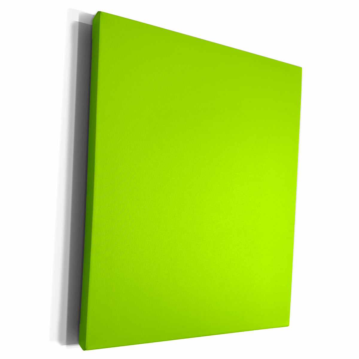 3dRose Lime Green - plain simple one single solid color -... - Museum Grade Canvas Wrap (cw_159857)
