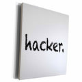 3dRose EvaDane - Funny Quotes - hacker - Museum Grade Canvas Wrap (cw_161073)