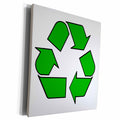 3dRose EvaDane - Signs - Recycle, Green - Museum Grade Canvas Wrap (cw_161114)