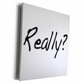3dRose EvaDane - Funny Quotes - Really - Museum Grade Canvas Wrap (cw_161115)