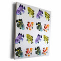 3dRose Boehm Graphics Pattern - Sea Bass Fish Pattern - Museum Grade Canvas Wrap (cw_162370)