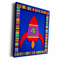 3dRose Beverly Turner Design - Rocket Four - Museum Grade Canvas Wrap (cw_16298)