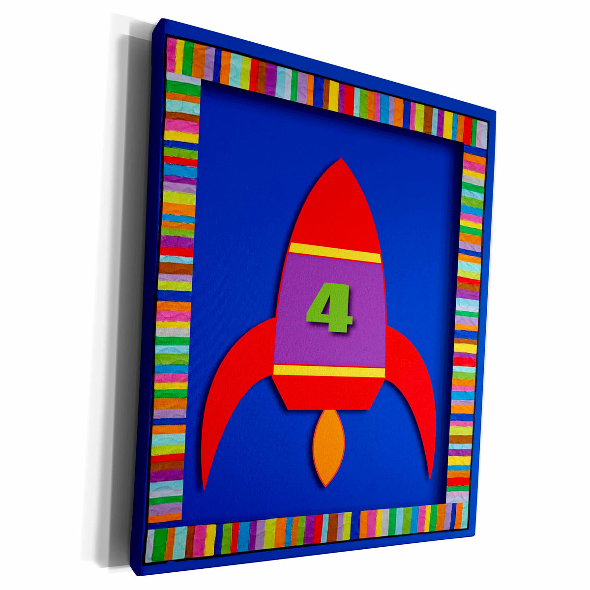 3dRose Beverly Turner Design - Rocket Four - Museum Grade Canvas Wrap (cw_16298)