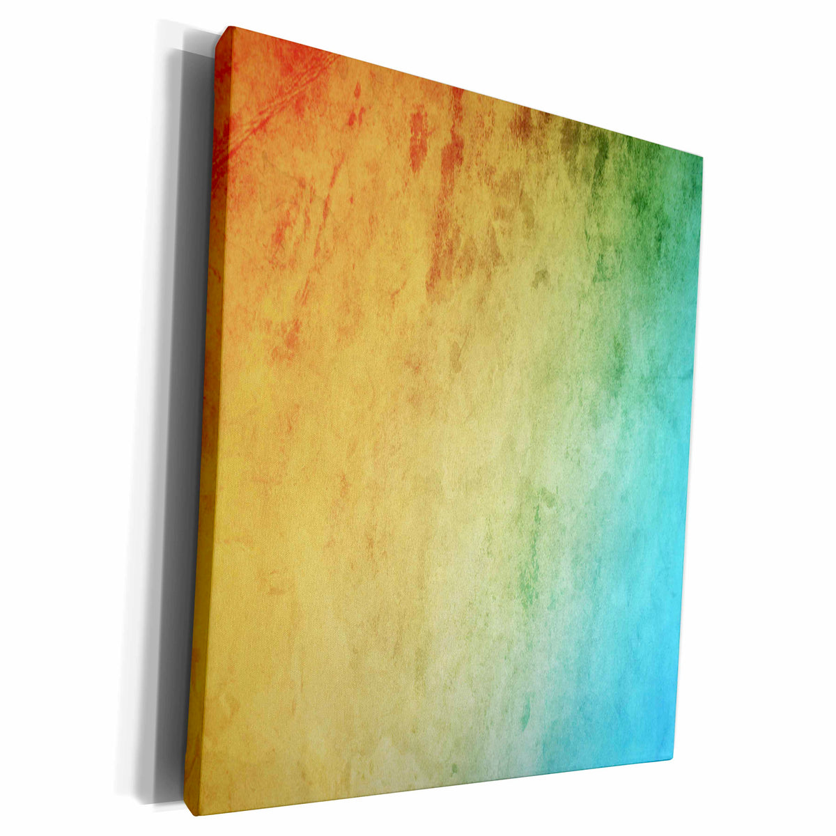 3dRose Red, Orange, Yellow, Green, Blue gradient - Museum Grade Canvas Wrap (cw_163979)