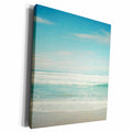 3dRose PS Beach - Gentle Ocean Waves beach theme art - Museum Grade Canvas Wrap (cw_164479)