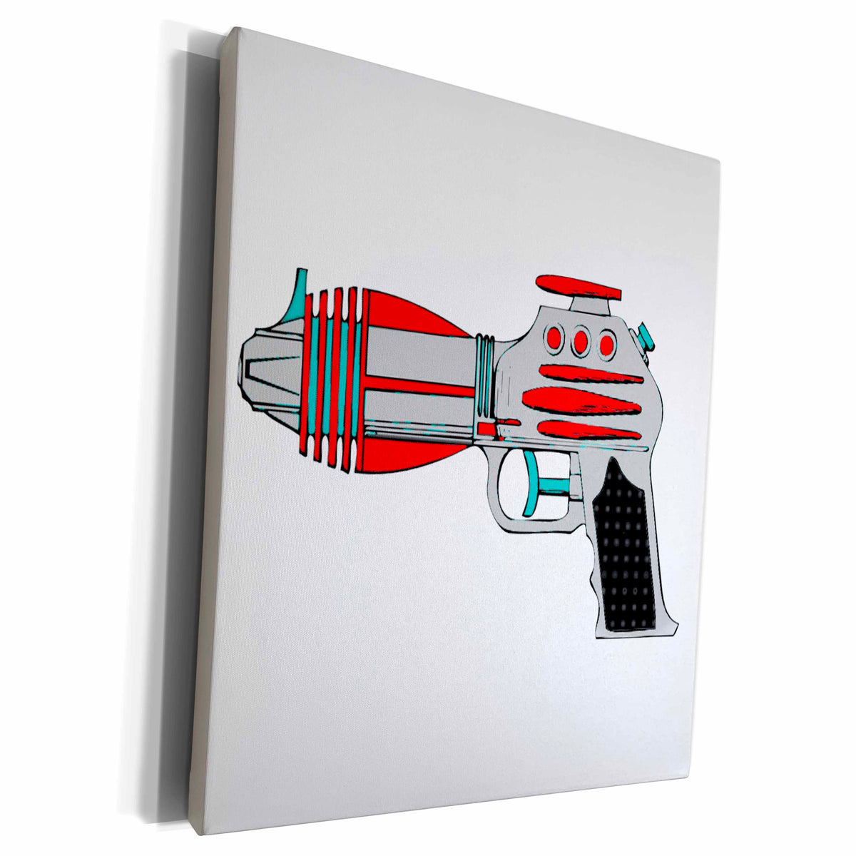 3dRose TNMGraphics Sci Fi - Laser Gun - Museum Grade Canvas Wrap (cw_16476)