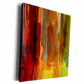 3dRose Florene Contemporary Abstract - Fire Splash - Museum Grade Canvas Wrap (cw_17723)