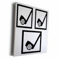 3dRose Florene Golf - I love Golf - Museum Grade Canvas Wrap (cw_17730)