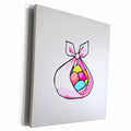 3dRose cloth with easter eggs - Museum Grade Canvas Wrap (cw_178237)