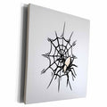 3dRose Spider in web halloween graphic - Museum Grade Canvas Wrap (cw_178389)