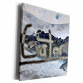 3dRose alligator invert with word gator - Museum Grade Canvas Wrap (cw_178415)