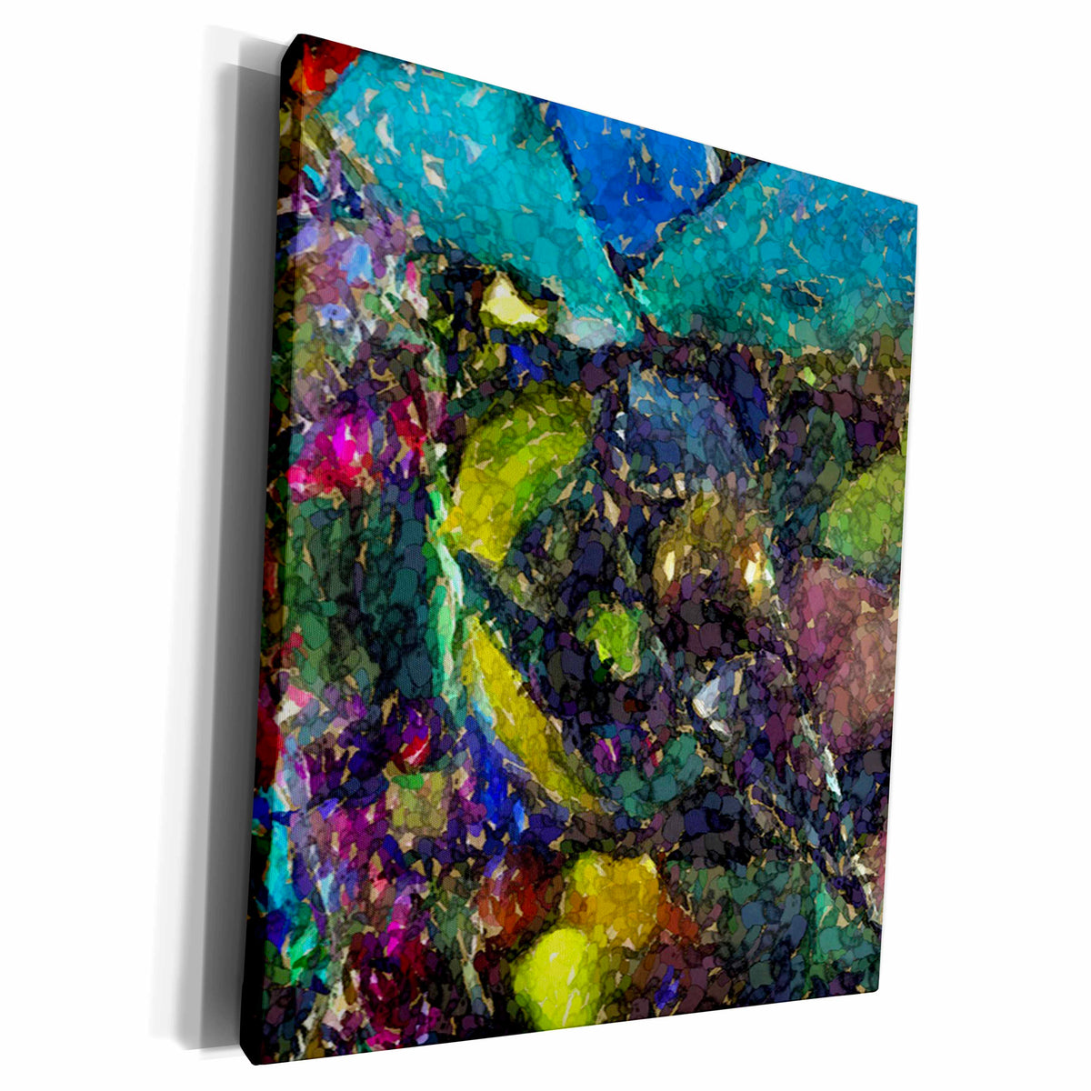 3dRose Florene Abstract Pattern - Ancient Art II - Museum Grade Canvas Wrap (cw_17842)