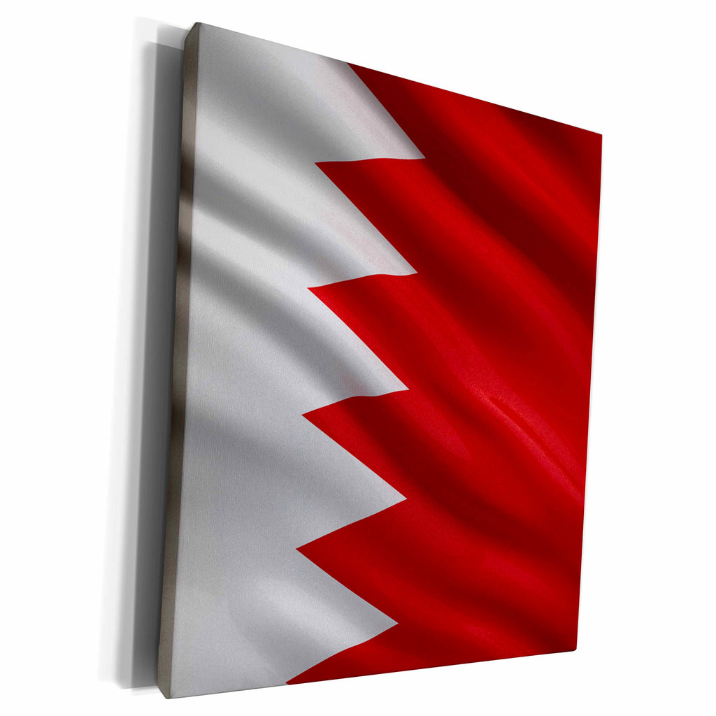 3dRose Flag of Bahrain waving in the wind - Museum Grade Canvas Wrap (cw_178794)
