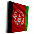 3dRose Flag of Afghanistan waving in the wind - Museum Grade Canvas Wrap (cw_178802)
