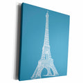 3dRose PS Creations - Eiffel Tower - Museum Grade Canvas Wrap (cw_179166)