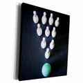 3dRose Florene Games - Bowling For Fun - Museum Grade Canvas Wrap (cw_18622)