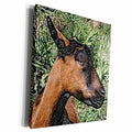 3dRose oberhasli doe goat sketch - Museum Grade Canvas Wrap (cw_186618)