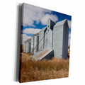 3dRose USA, North Dakota, Sterling, grain elevator - Museum Grade Canvas Wrap (cw_192060)