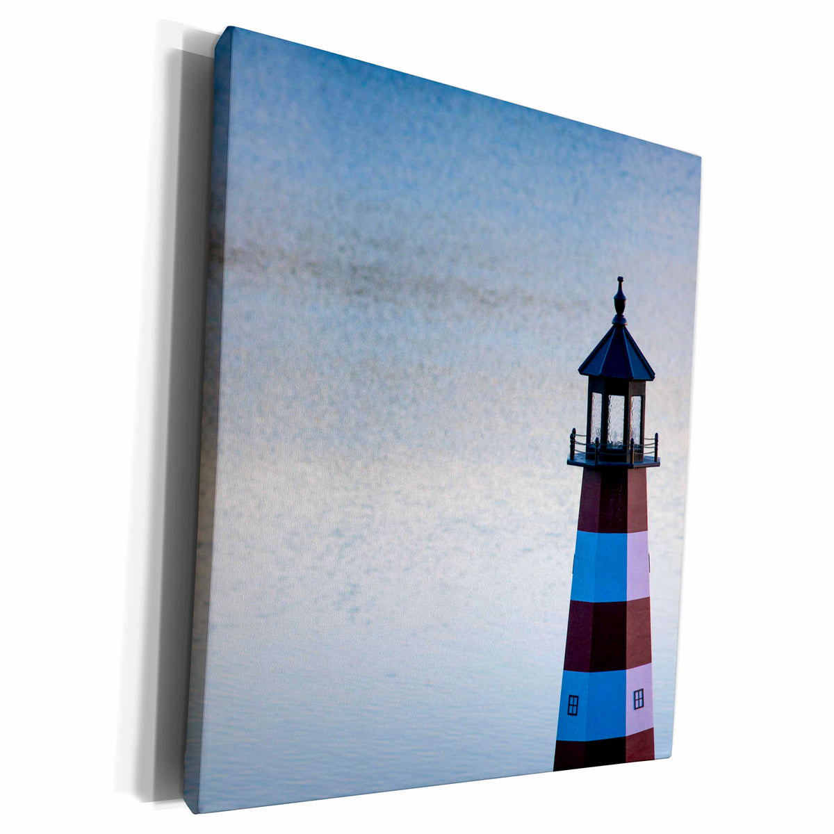3dRose USA, Massachusetts, Gloucester, small lighthouse,... - Museum Grade Canvas Wrap (cw_192168)