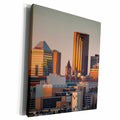 3dRose USA, Minnesota, Minneapolis, elevated skyline - Museum Grade Canvas Wrap (cw_192189)